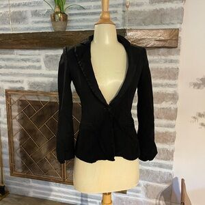 Emporio Armani black womens suit blazer
